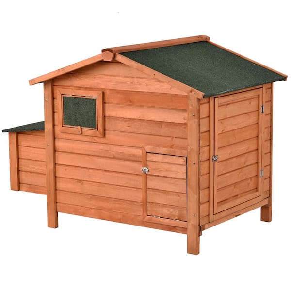 maocao hoom 53 in. Small Animal Cage Bunny Hutch with Removable Tray and Ram