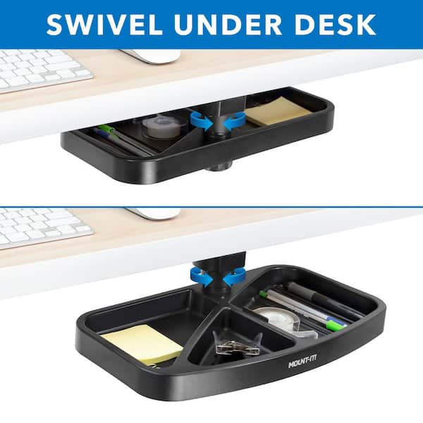 RightAngle Drawer For Under Desk Swivel Storage