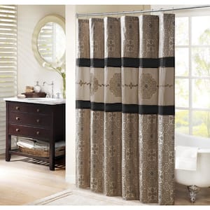 Popular Bath Madison Metal-Acrylic Shower Curtain Hooks, Aqua, 12
