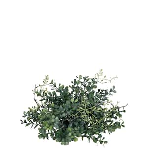 Artificial 6 in. Blue Boxwood Orb