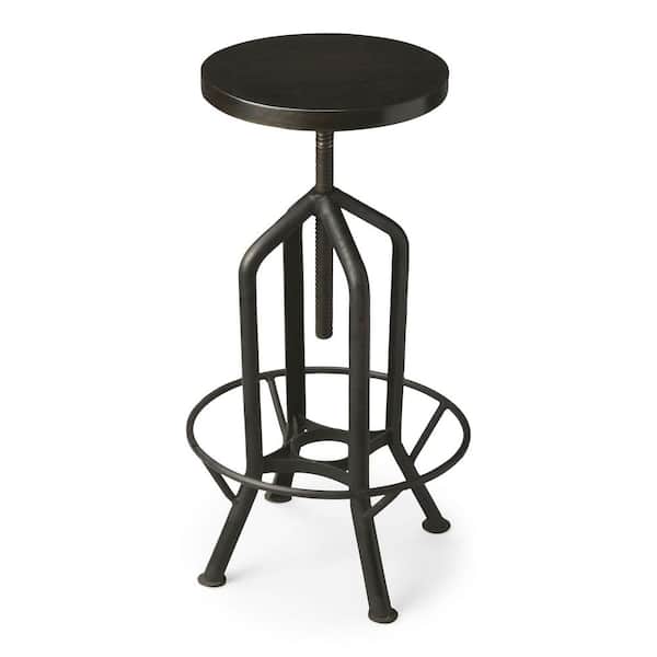 Butler Specialty Company Hampton Iron Revolving Bar Stool 39.0 in. H x 20.0 in. W x 20.0 in. D