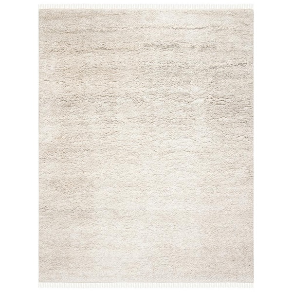 Casablanca 10 ft. x 14 ft. Beige Solid Color Area Rug