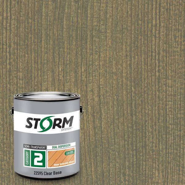 Storm System Category 2 1 gal. Weekend Escape Exterior Semi-Transparent Dual Dispersion Wood Finish