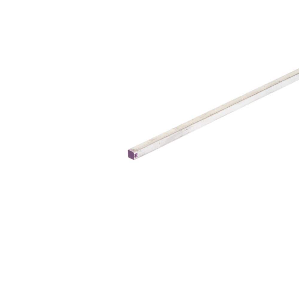 1/2 in. x 4 ft. Aluminum Solid Square Bar price history on PriceWatchPro