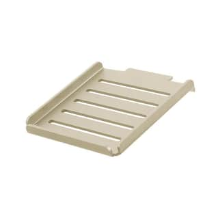 TI-SHELF Soap Dish (Line) 4.9 in. x 4.9 in. Aluminum Decorative Wall Shelf