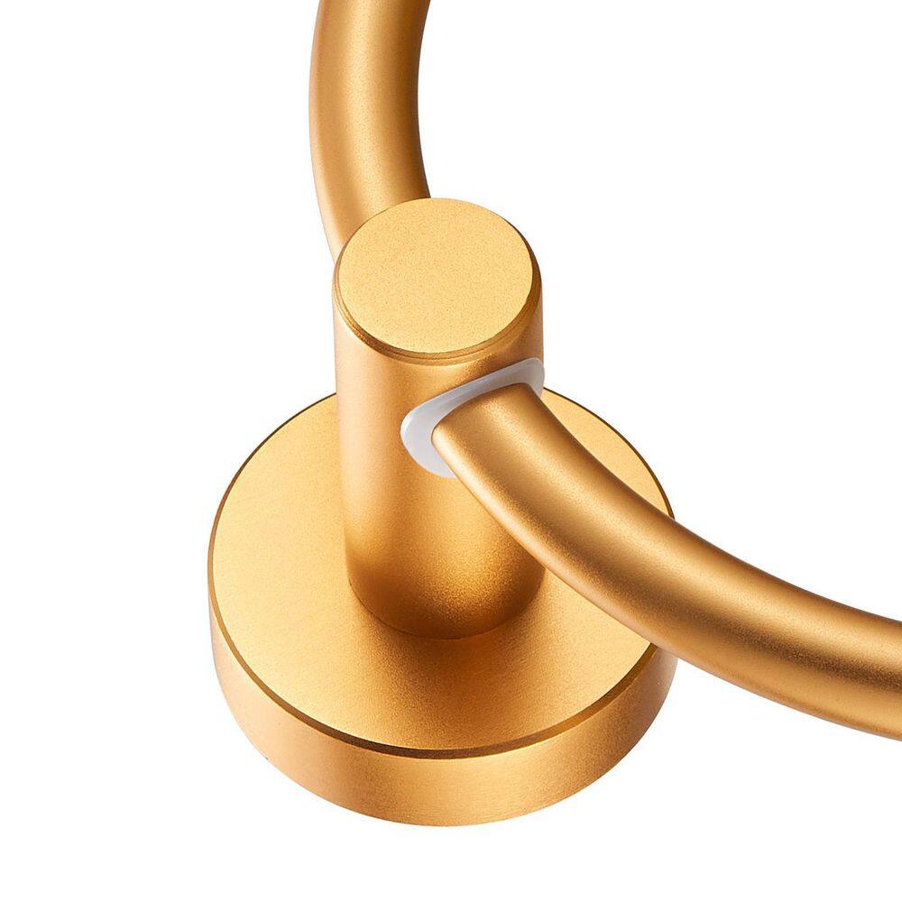 Matte Gold 3-Piece Aluminum Bathroom Hardware Set