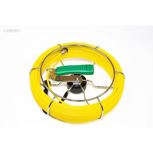 Forbest 130 ft. Footage Counter Color Sewer Drain Pipe Inspection Camera with Self Leveling Function