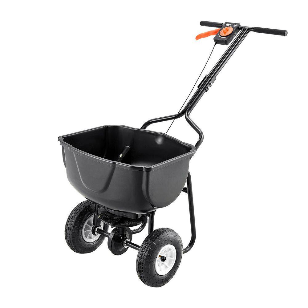 Walk Behind Spreader, 60LBS. Capacity, Push Spreader with Hopper Grate, 0-9.8 ft. Spreading Width, 8 in. Pneumatic Tires price history on PriceWatchPro