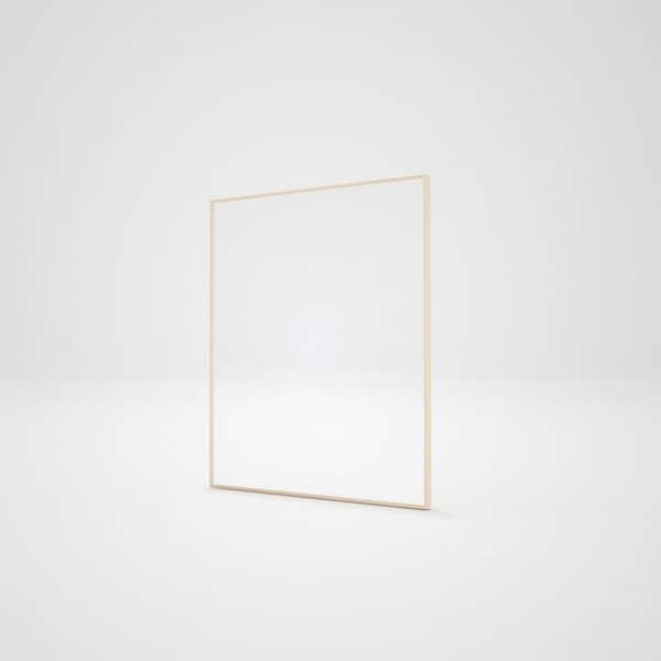 Boosicavelly 24 in. W x 30 in. H Rectangular Aluminum Framed Wall Bathroom Vanity Mirror in Brushed Nickel