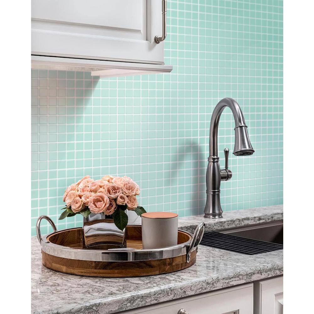 Ice 4x4 Matte Glass Mosaic Tile for Walls and Floors