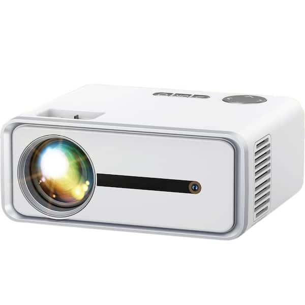 Ahfiwaso 1920 x 1080 Mini Projector with WiFi 6 and Bluetooth, 450ANSI, for Outside, 50 in. Display for Video Movie Use