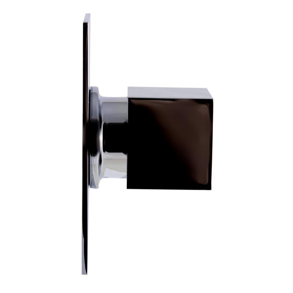 Polished Chrome Square Wall-Mounted Shower Diverter