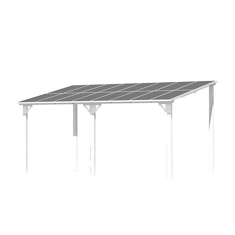 8 ft. x 16 ft. White Rectangle Gazebo with Hardtop Aluminum Roof price history on PriceWatchPro