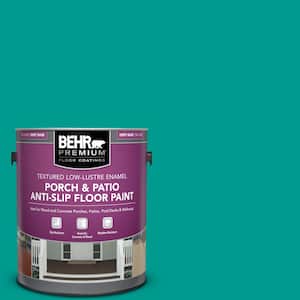 1 gal. #P450-6 Tropics Textured Low-Lustre Enamel Interior/Exterior Porch and Patio Anti-Slip Floor Paint