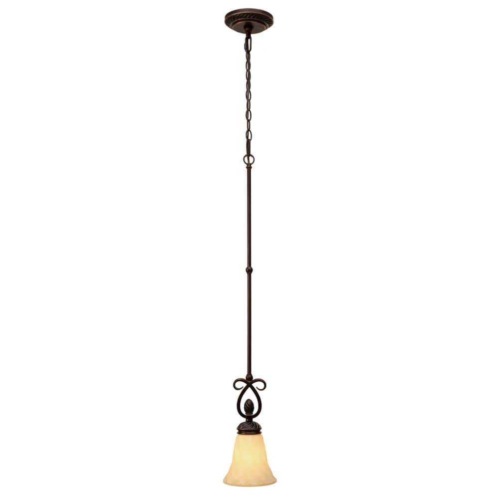 Torbellino 1-Light Cordoban Bronze with Remolino Glass Mini Pendant price history on PriceWatchPro