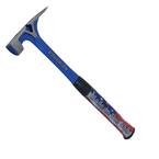 19 oz. Milled Face Solid Steel hammer, 15 In handle, side nail puller