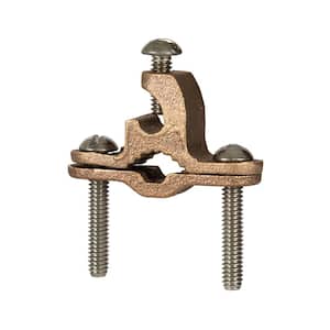 Heavy Duty Direct Burial Ground Clamp with Lay-In #10 -2 STR