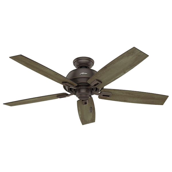 Hunter Donegan 52 in. Indoor/Outdoor Onyx Bengal Bronze Ceiling Fan