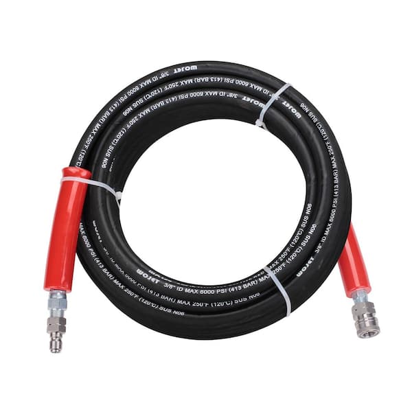 Powerplay Max. 4,500 PSI Pressure Washer Hose with 3/8 QC Fittings