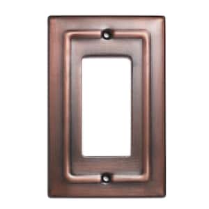 Architectural 1-Gang 1-Rocker Wall Plate (Antique Copper Finish)