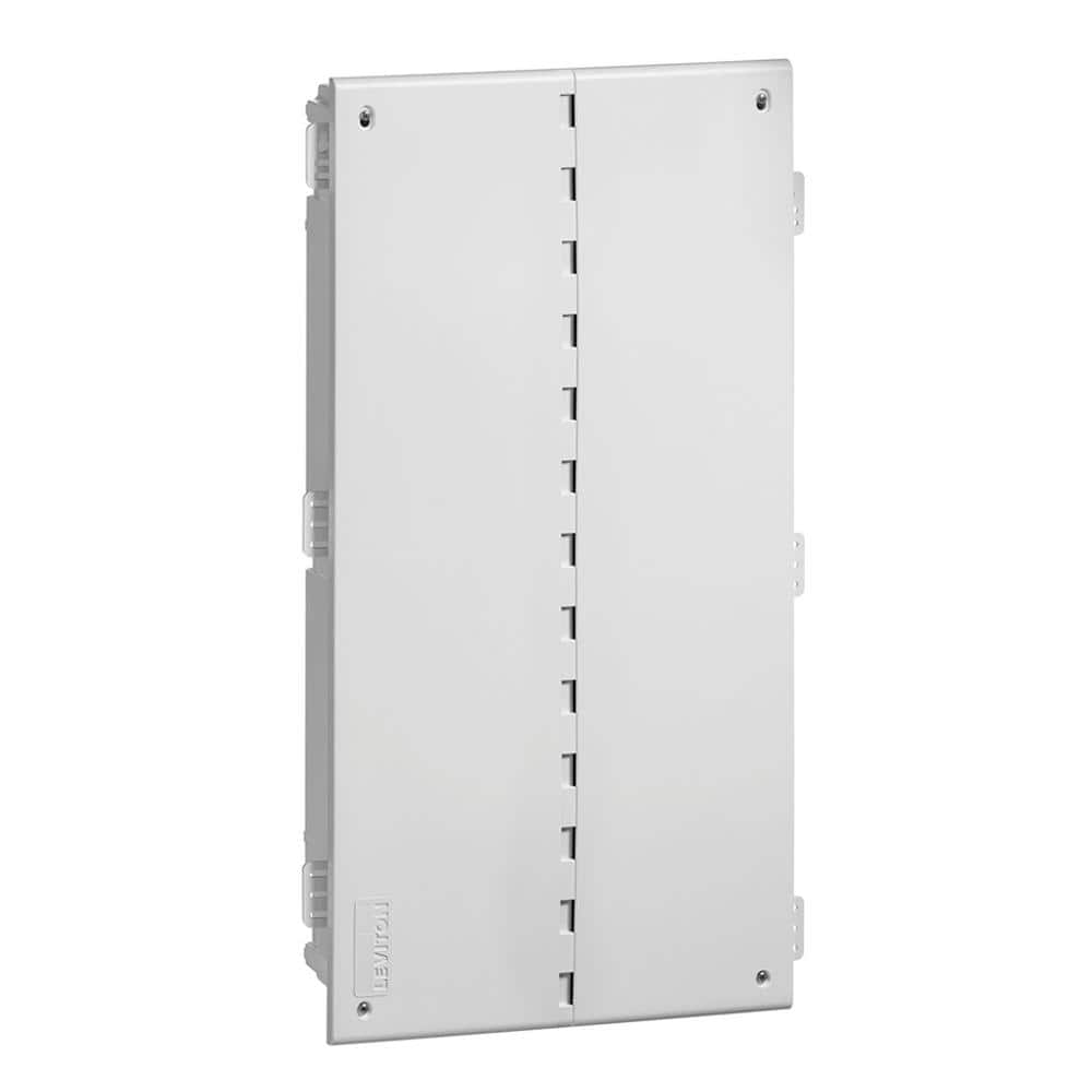 Leviton 29.52-inch White Polymer Flush Mount Media Enclosure