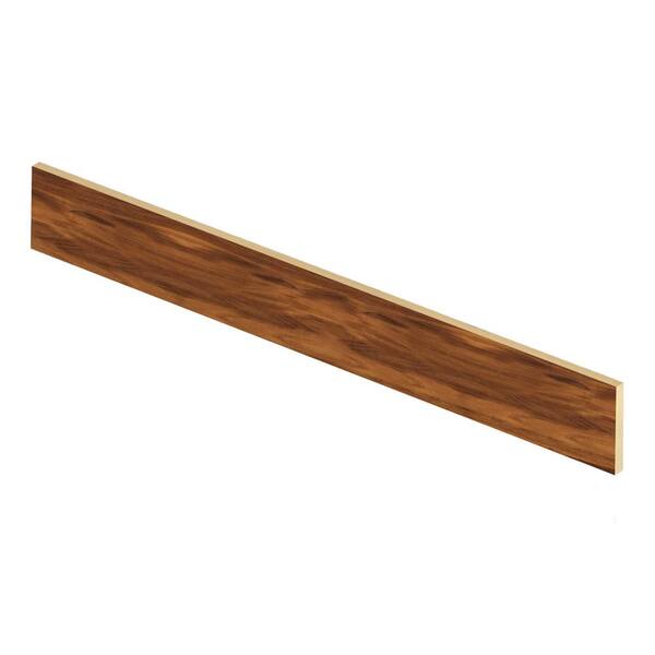 Zamma Amazon Acacia 94 in. Length x 1/2 in. Deep x 7-3/8 in. Height Laminate Riser to be Used with Cap A Tread