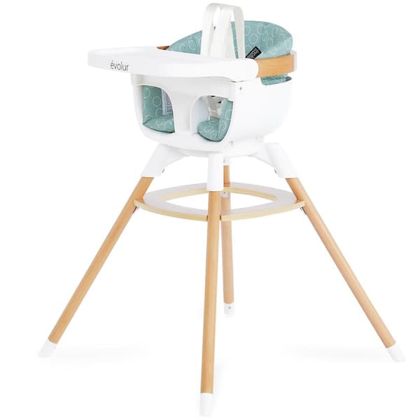 Ann Beechwood Blue 4-in-1 Highchair