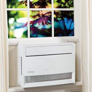12,000 BTU (DOE) 115 Volts Window Air Conditioner Cools 550 Sq. Ft. with Remote and WiFi Enabled in White