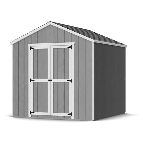 Little Cottage Co. Value Gable 8 ft. x 8 ft. Outdoor Wood Storage Shed Precut Kit (64 sq. ft.)