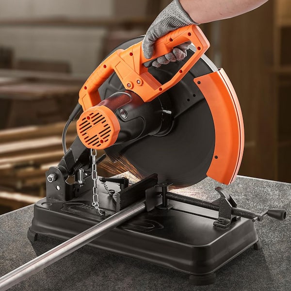 SKYSHALO Abrasive Chop Saw, 0-45° Angle Miter 14