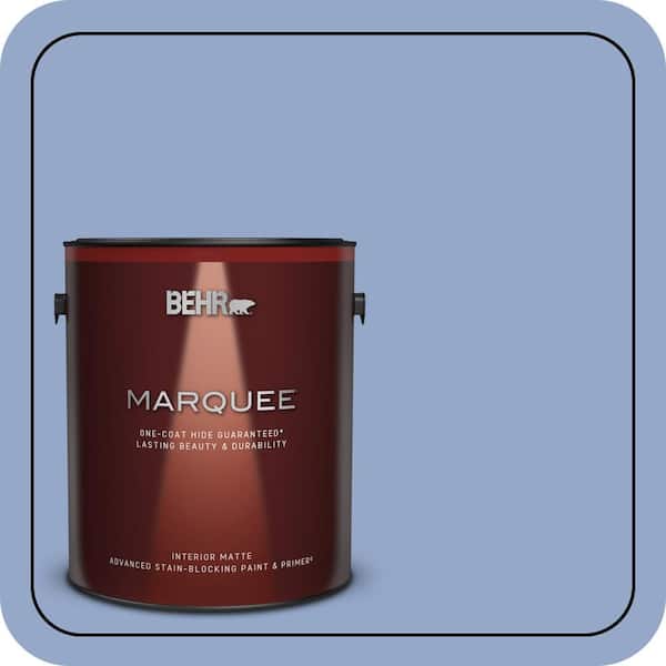 BEHR MARQUEE 1 gal. #600D-4 Finesse Matte Interior Paint & Primer