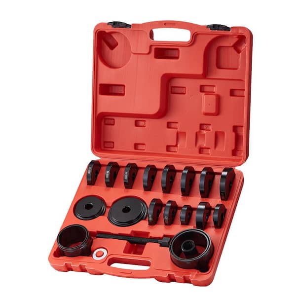 Wheel Bearing Press Kit, 23 PCS FWD Puller Tools for Front Wheel Drive Removal & Installation, Sliding Screw, Bushings