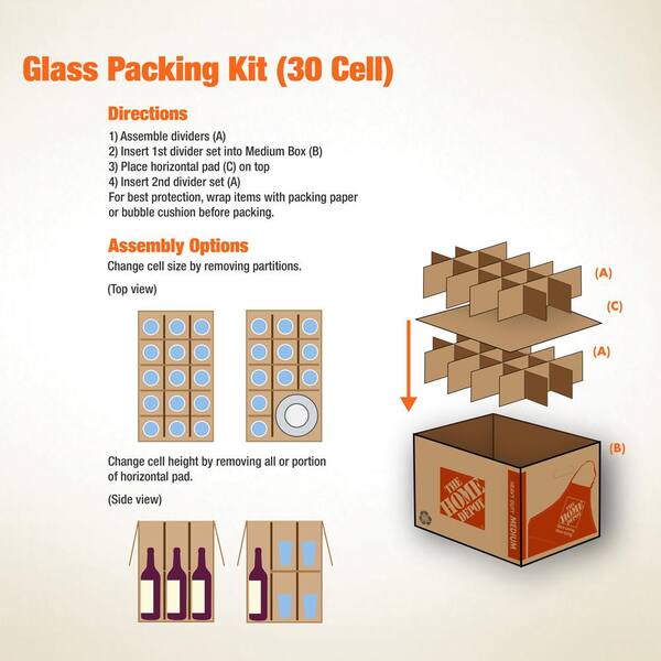 Pratt Retail Specialties 8-Box Glass Divider Kit GLSSKT8 - The Home Depot