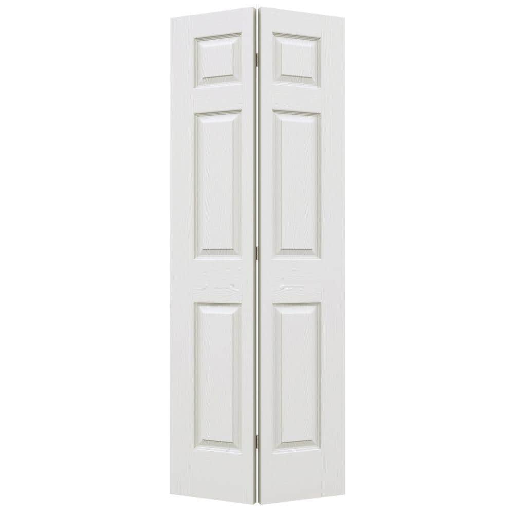 JELD-WEN 24 in. x 78 in. 6 Panel Colonist Primed Textured Molded