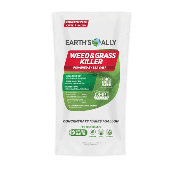 EARTH'S ALLY Weed and Grass Killer 1.25 lb. Powder Concentrate Makes 1 Gal.
