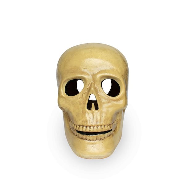 Evergreen Enterprises 12 in. Scary Skull Garden Statue