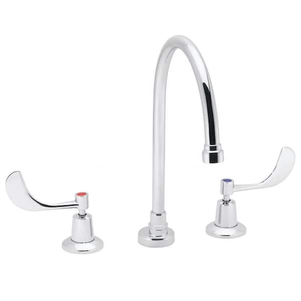 Speakman Commander 8 in. Widespread 2-Handle Lavatory Faucet in Polished Chrome