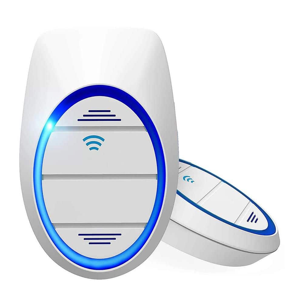 2-Piece Plug-In Ultrasonic Pest Control Repellent Safe and Effective Defend