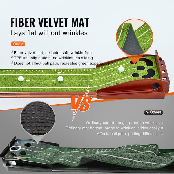 GOLDILOCKS  SAVE PUTT Practice Mat　グリーン緑 SAVE PUTT Practice Mat アプリ連動 パター練習マット