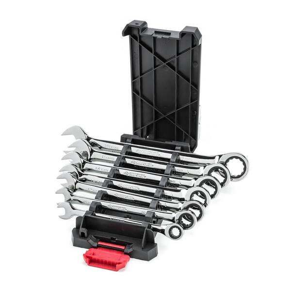 Husky Ratcheting MM Combination Wrench Set (7-Piece) HRW7PCMMN