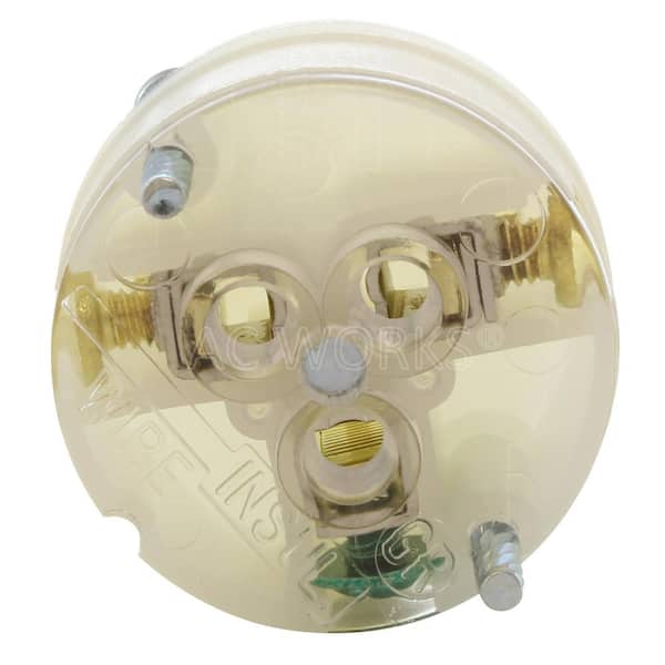 Spina NEMA L6-30P Twist-Lock.Alloggiamento In Nylon Da 30 Amp 250 Volt - Foto 7