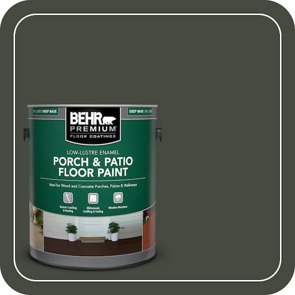 1 gal. #BXC-12 Deep Forest Low-Lustre Enamel Interior/Exterior Porch and Patio Floor Paint