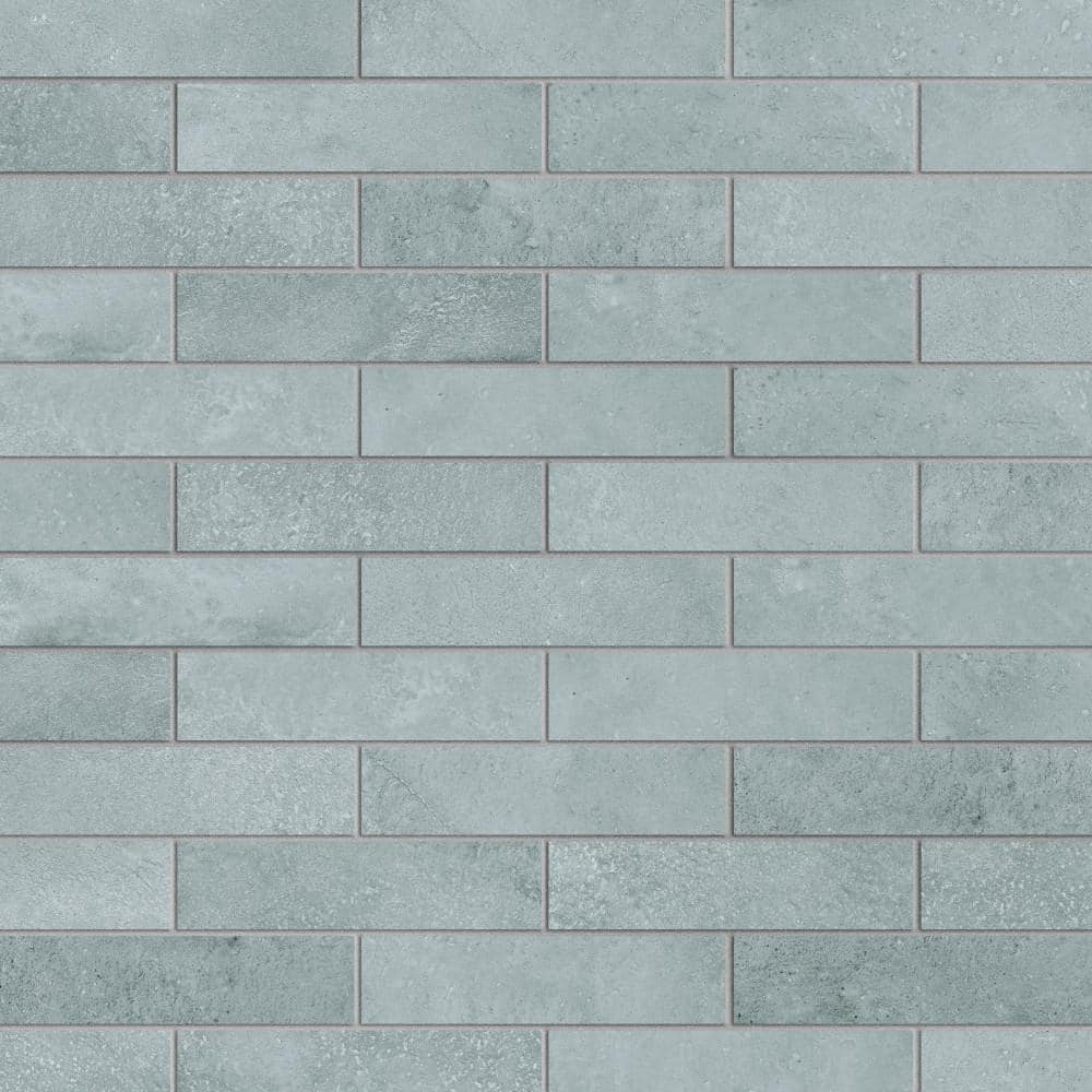 Aspdin Brick Grey 2-3/8 in. x 9-3/4 in. Porcelain Floor and Wall Take Home Tile Sample price history on PriceWatchPro