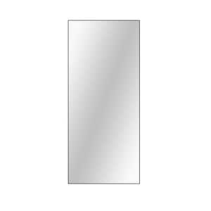 71 in. W x 31 in. H Framed Rectangular Full-Length Black Mirror for Living Room