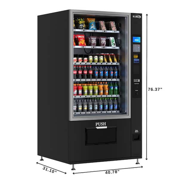Koolmore 41 in. Refrigerated Vending Machine, 60 Slots With Bill
