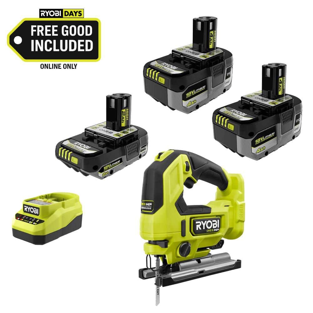 ◆シマノ◆RYOBI◆電動リール ◆3点セット◆ デジタル表示◆充電器無ジャンク RYOBI ONE+ HP 18V Brushless Cordless Jig Saw Kit with (2) 4.0 Ah