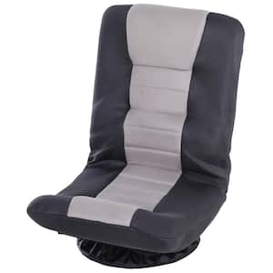 Grey Mesh Swivel Folding Game Chair