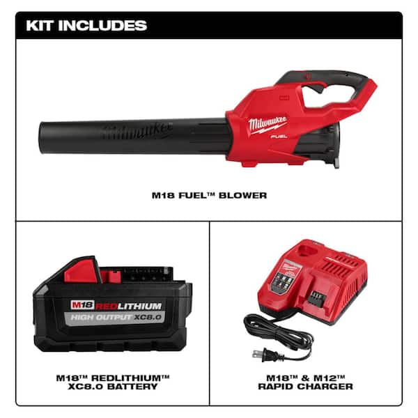 Milwaukee M18 FUEL 120 MPH 450 CFM 18-Volt Lithium-Ion Brushless Cordless  Handheld Blower (Tool-Only) 2724-20 - The Home Depot