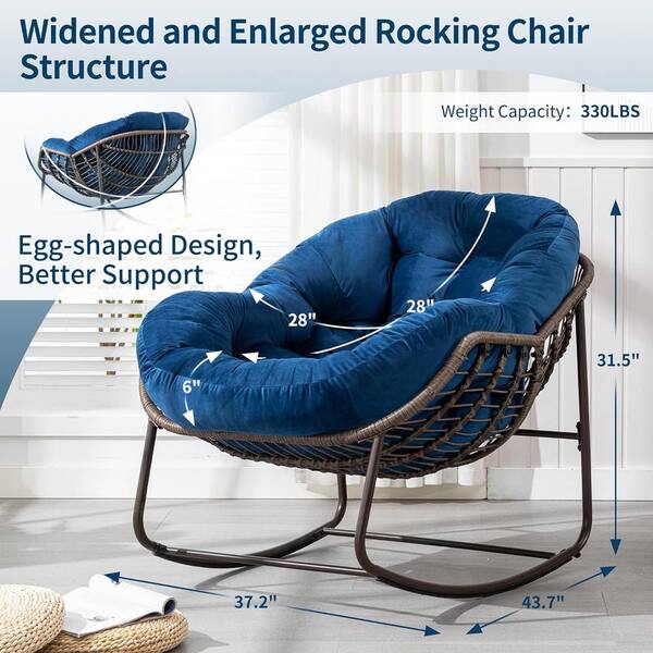 Papasan rocking chair discount base