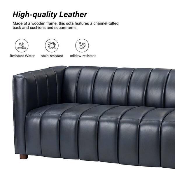 2-Seater Sofa Couch With Channel Tufted On Back And Seat Cushions, Two —  Brother's Outlet